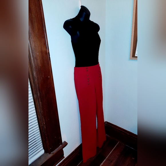 Red sailor pants - Picture 2 of 5
